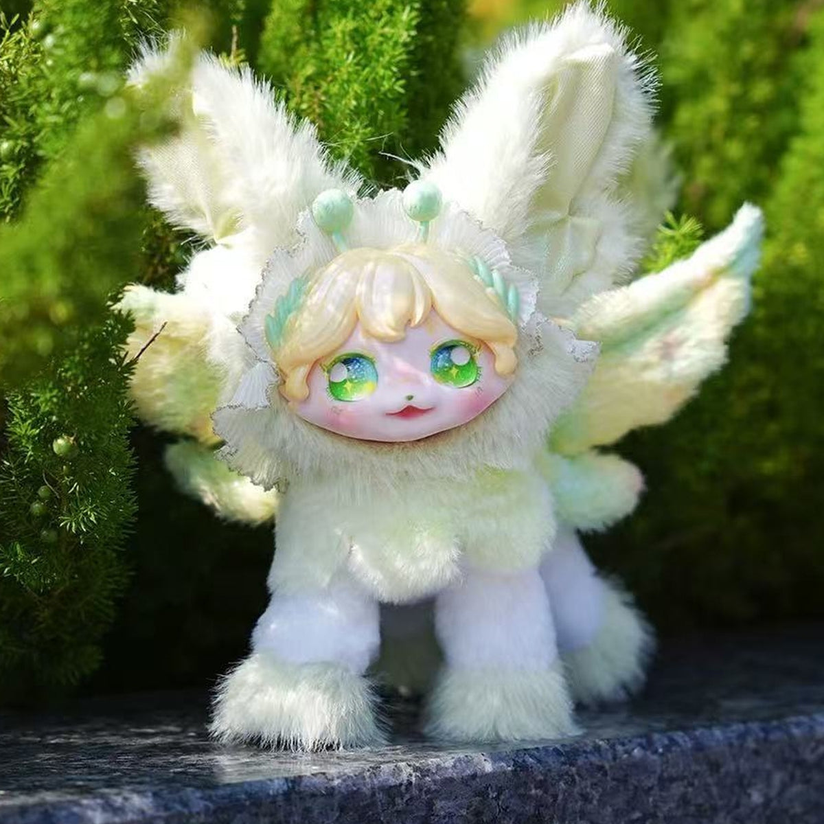 DUMIA The Wizard of Oz Series Vinyl Plush Pendant Blind Box - Green vinyl plush pendant example with wing edge cropped; random design not guaranteed