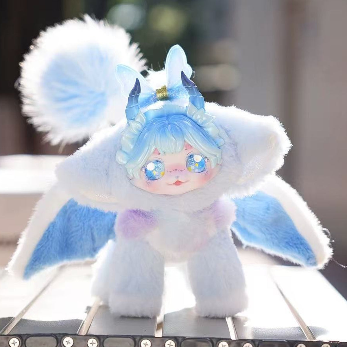 DUMIA The Wizard of Oz Series Vinyl Plush Pendant Blind Box - Complete blue vinyl plush pendant example; display props not included; random design not guaranteed