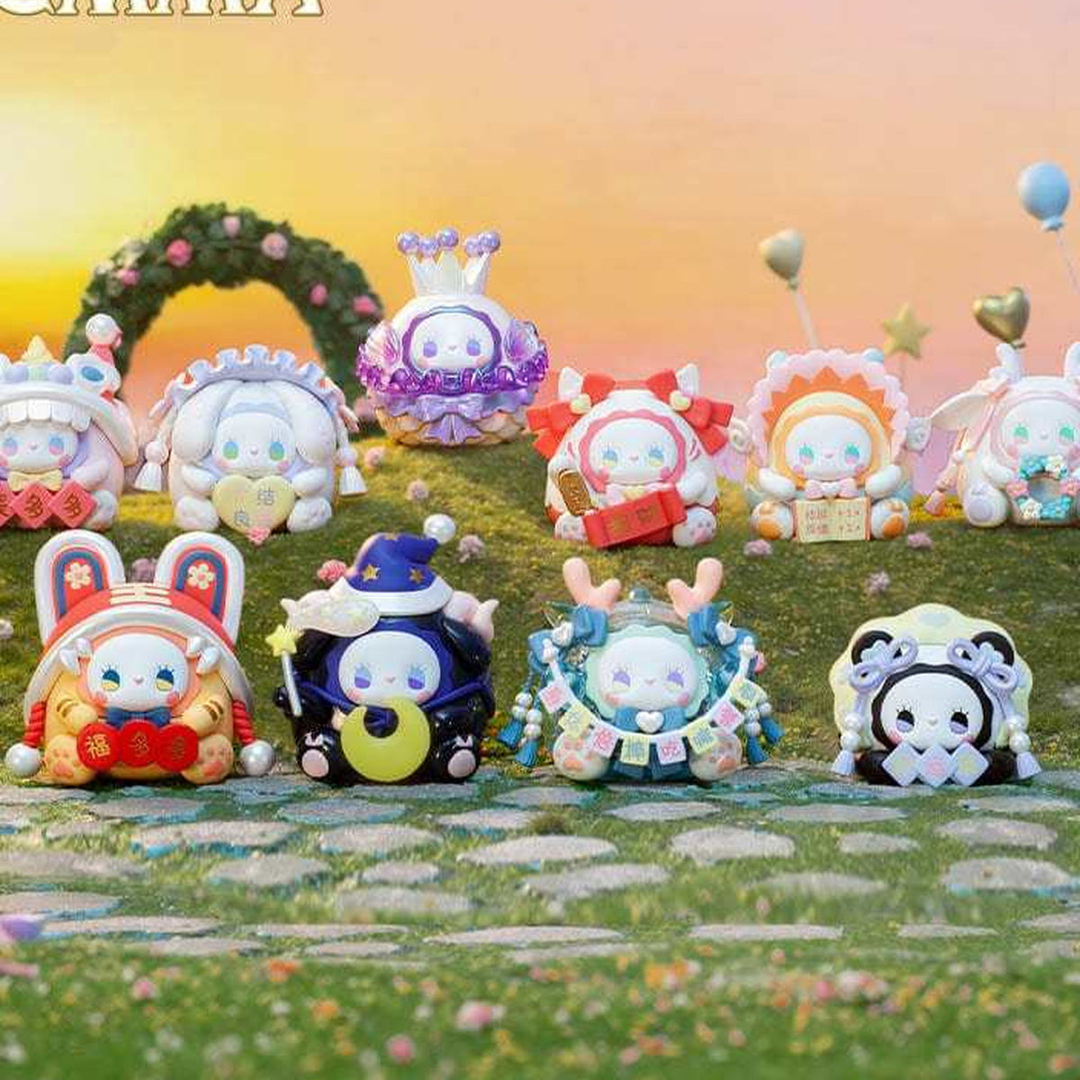 EMMA Lucky Eggs Series 7 Blind Box - Series overview with complete figure examples; random design not guaranteed