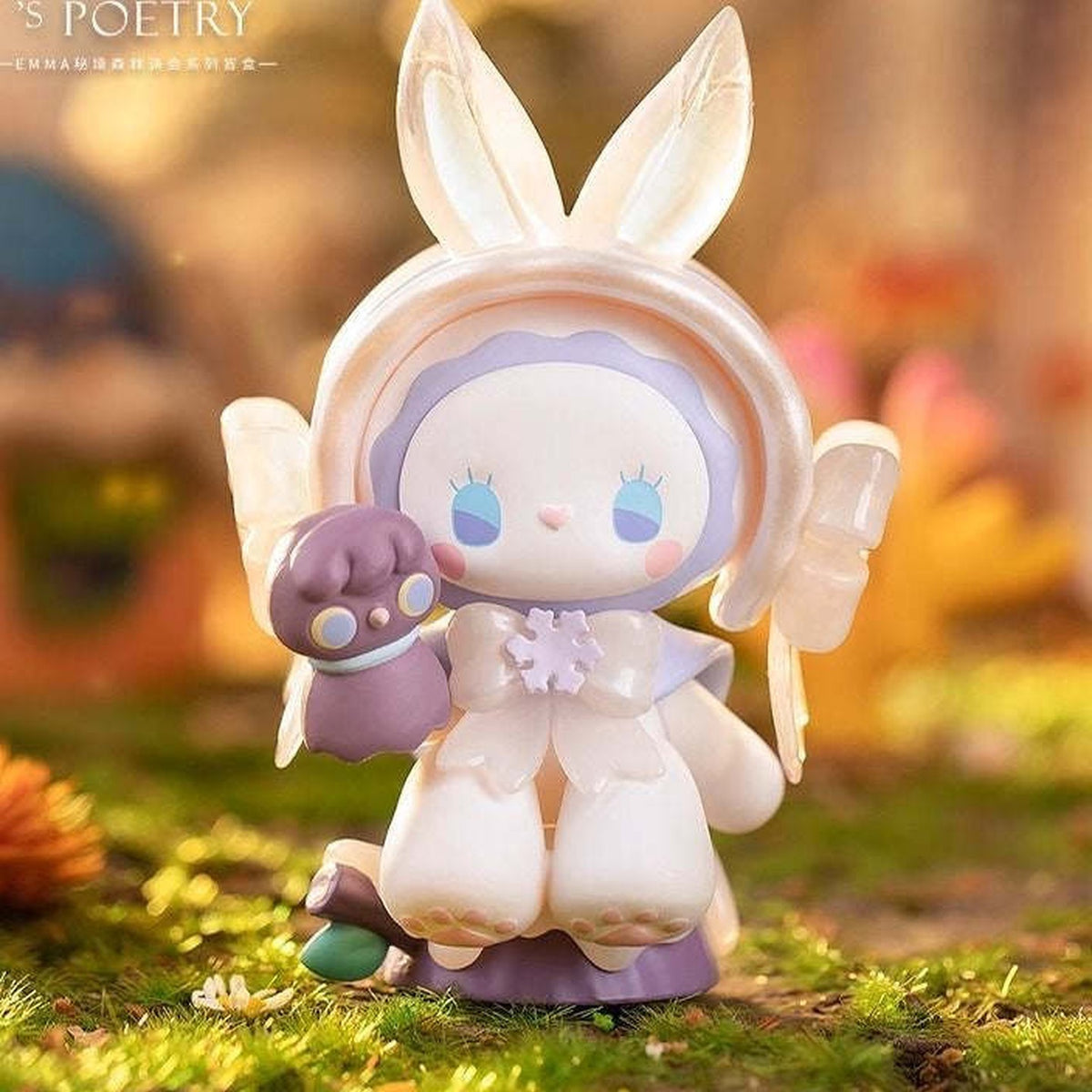 Emma Poetry Party Series Blind Box - White figure detail with upper ears cropped; random design not guaranteed