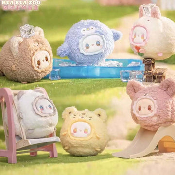 EMMA RUA RUA ZOO Series Sachet Plush Dolls - Series sachet plush doll overview with complete central examples; display props not included; random design not guaranteed