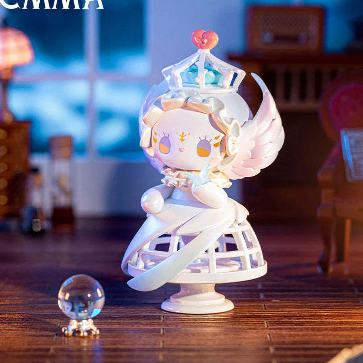 EMMA Secret Forest Frostveil Villa Series Figures, Blind Box - White wing complete figure example; random design not guaranteed