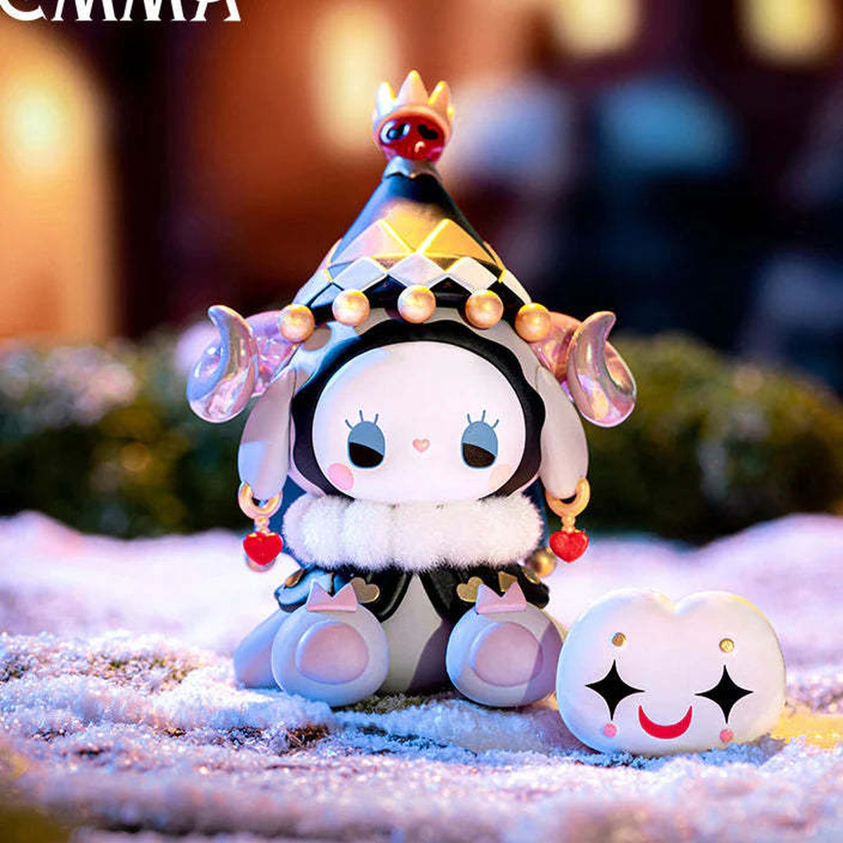 EMMA Secret Forest Frostveil Villa Series Figures, Blind Box - Colourful hat complete figure example; random design not guaranteed