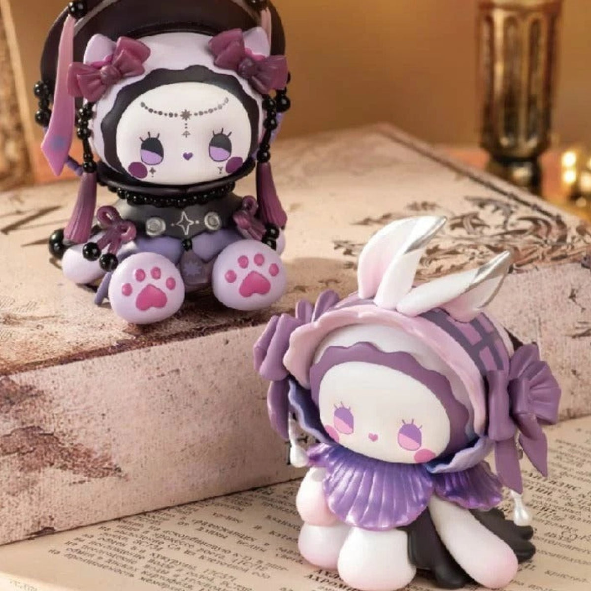 EMMA Secret Forest Perfume Discovery Series Figures Blind Box - Purple and black outfit design examples; random design not guaranteed