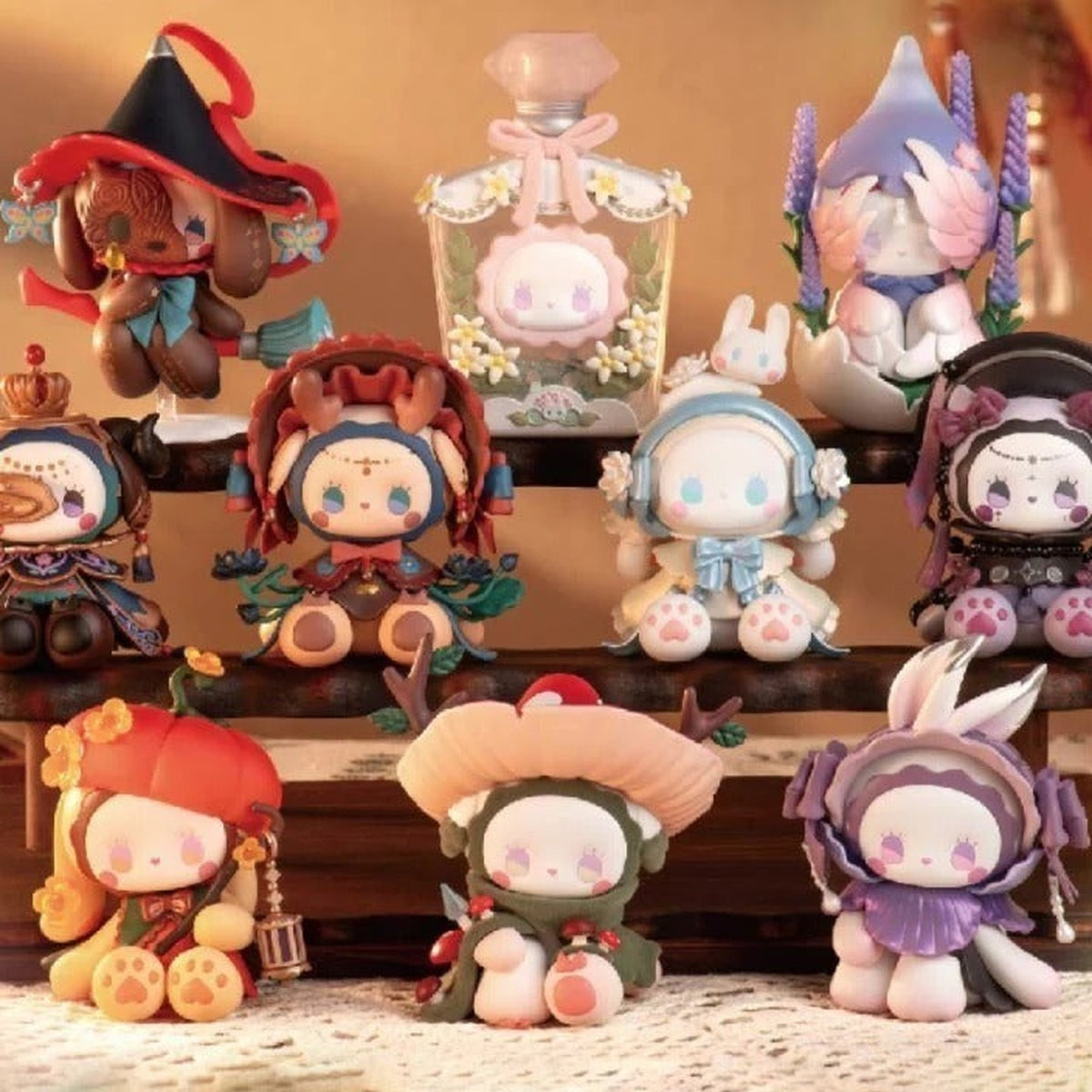 EMMA Secret Forest Perfume Discovery Series Figures Blind Box - Series design overview; random design not guaranteed