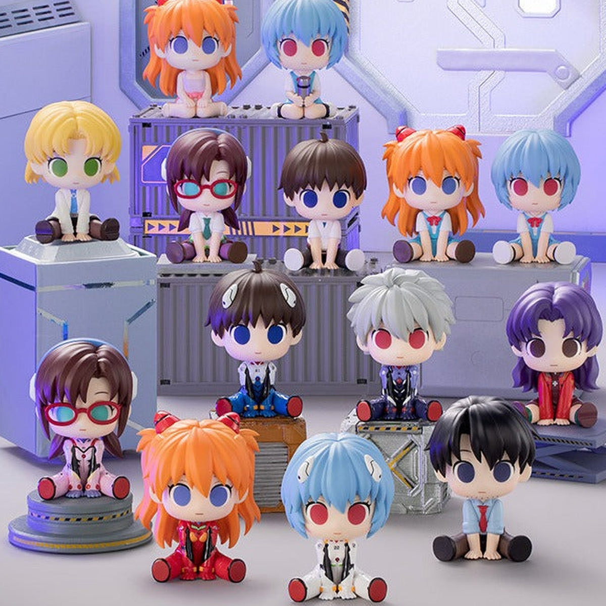 EVA Kawaiina Series V1 Mini Moe Project Figure Blind Box - Series design overview; random design not guaranteed