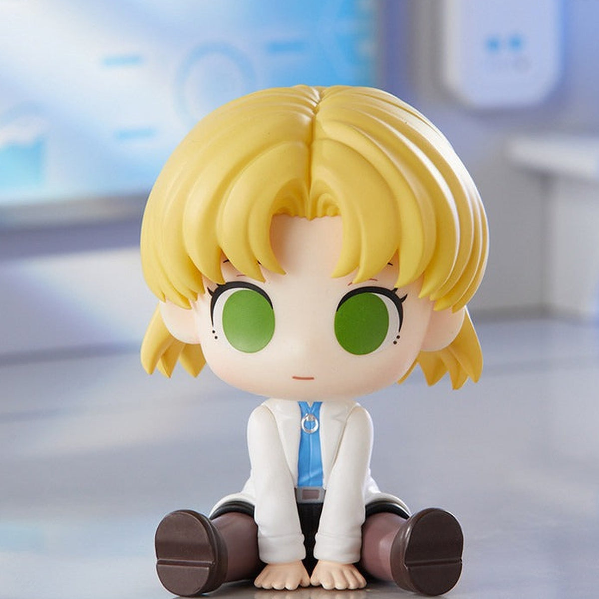 EVA Kawaiina Series V1 Mini Moe Project Figure Blind Box - Blond seated design example; random design not guaranteed