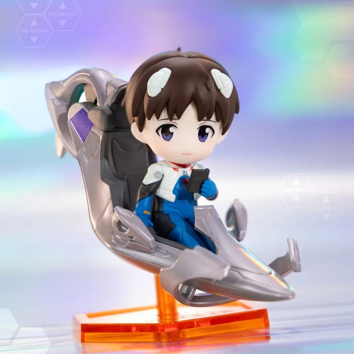 Evangelion Pilot Series Figure Blind Box - Blue suit pilot design example; random design not guaranteed