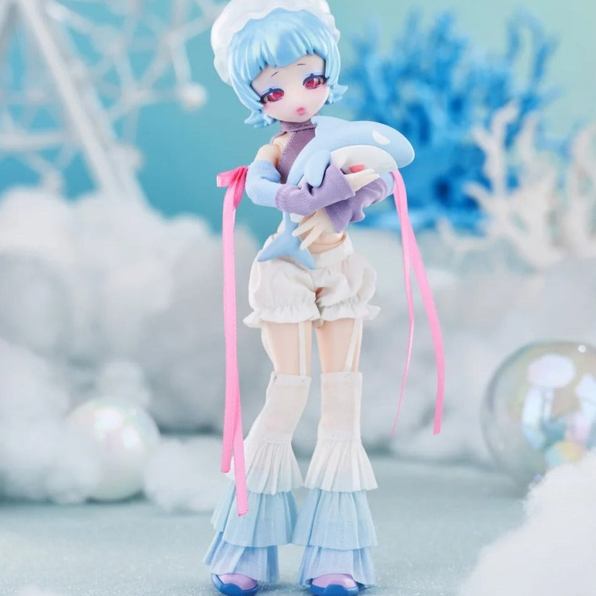 Eve Lynna Dreamland Park Series Action Figure BJD Blind Box - Blue long-trouser design example; random design not guaranteed