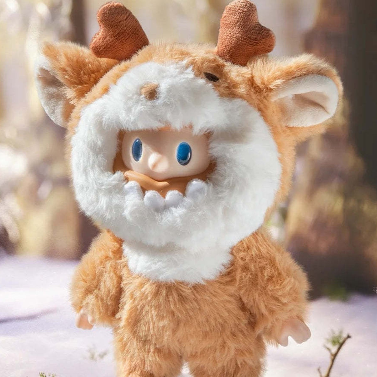 FARMER BOB Ani-Monster Deer-Monster face and plush detail; possible random design, not a selectable confirmed doll