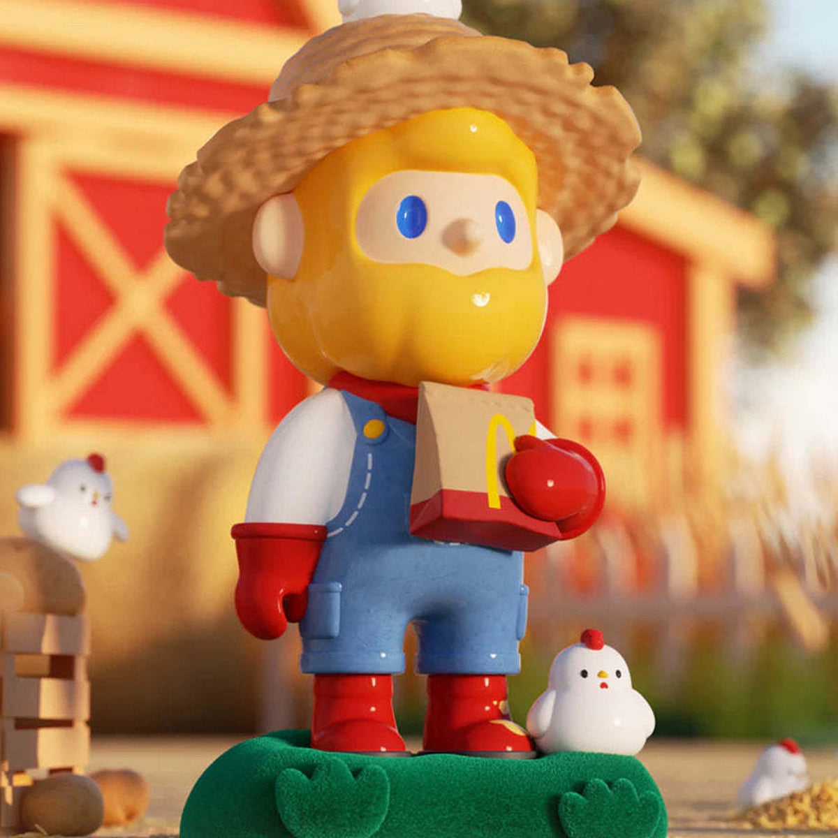 FARMER BOB McDonald's Farm Series PVC Figures — G4 | KikiBuddies
