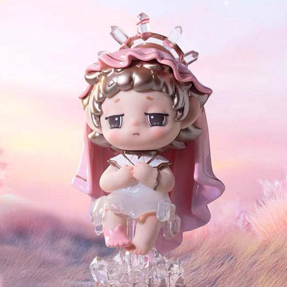 Faya Time-Picking Land Series Figures, Blind Box - Pink veil complete figure example; random design not guaranteed