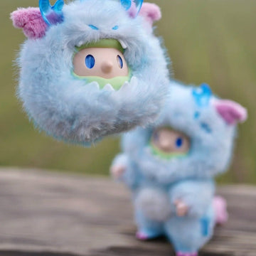 Finding Unicorn Mirage Series Plush Blind Box - Blue design detail; random design not guaranteed