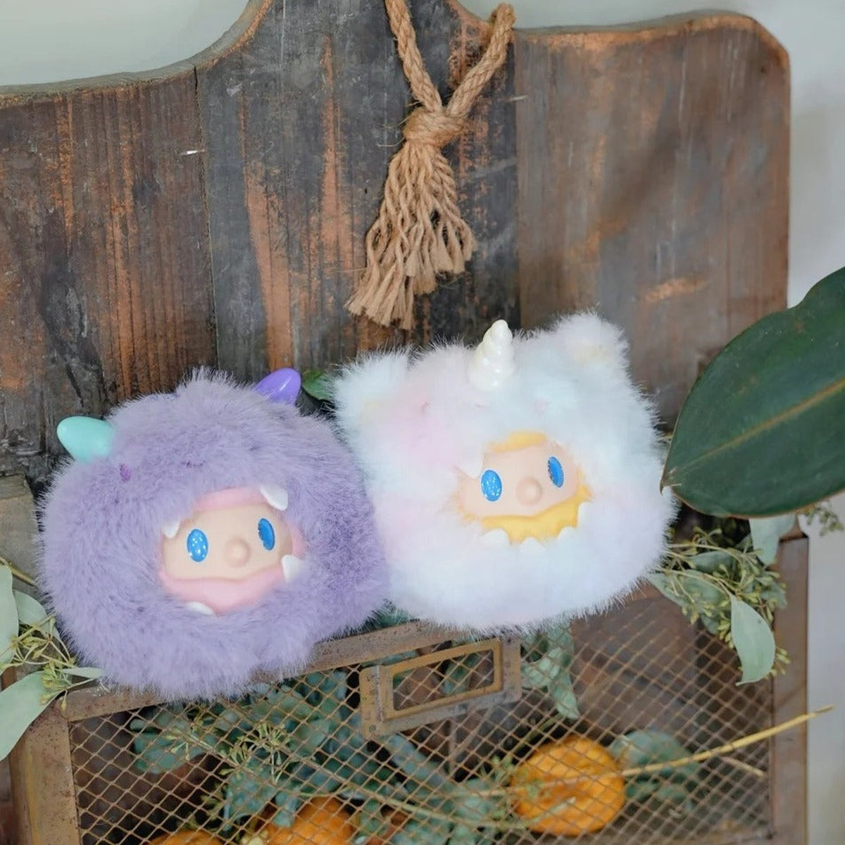 Finding Unicorn Mirage Series Plush Blind Box - Purple and white complete design examples; random design not guaranteed