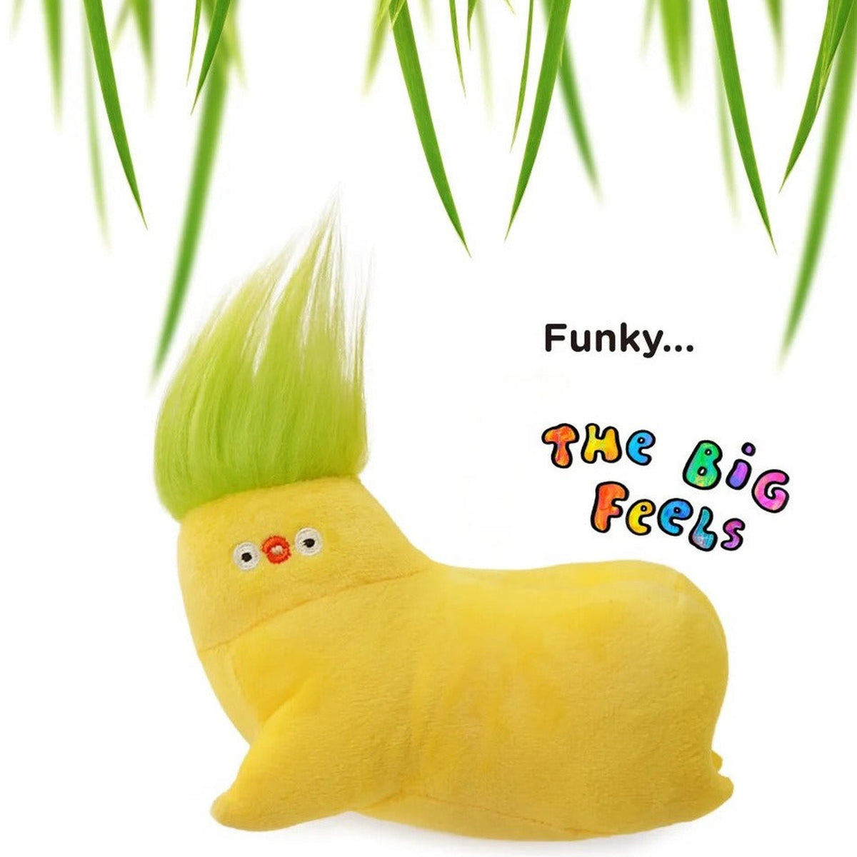 FLABJACKS THE BIG FEELS Series Plush Pendant Blind Box - Complete yellow The Big Feels plush pendant body example; random design not guaranteed
