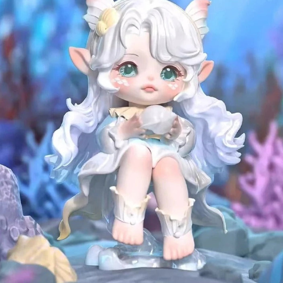 Flora-Journey To The West Dream Series Figures, Blind Box - Blue seated design example; random design not guaranteed