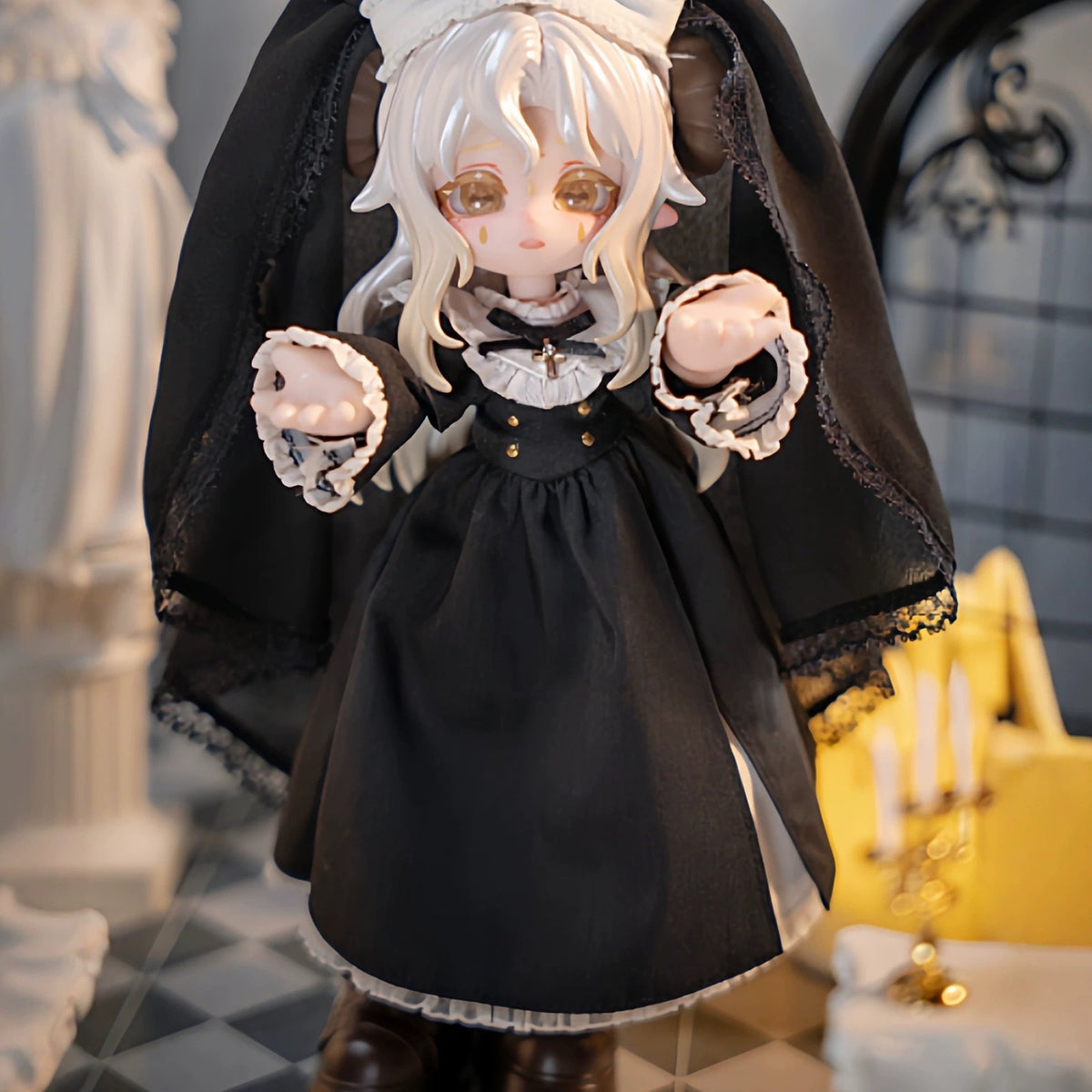 FORMOOM To Luna Series MJD Blind Box - Black outfit design example; random design not guaranteed