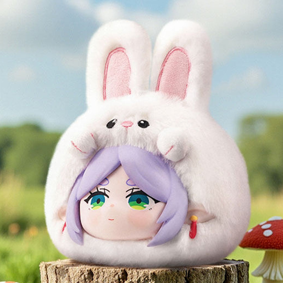 Frieren: Beyond Journey's End The Animal Party Series Plush Blind Box - White rabbit design example; random design not guaranteed