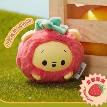 Fruit Collection Vinyl Plush Blind Box - Winnie strawberry complete pendant design example; random design not guaranteed