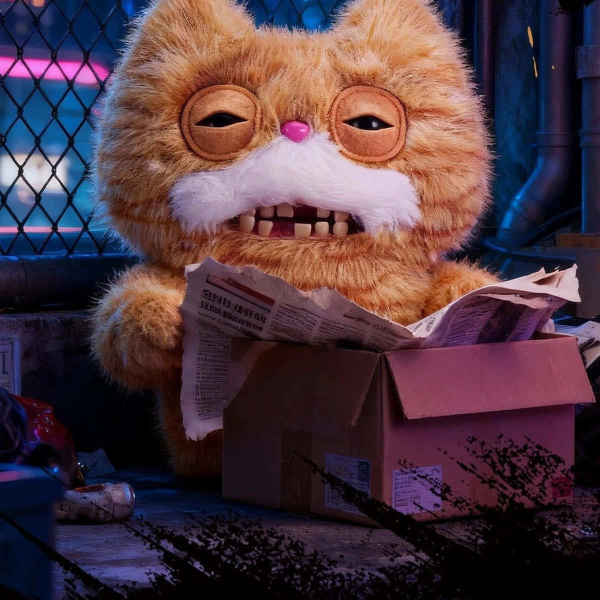 Fuggler Alley Cats Series Plush Doll — G1 | KikiBuddies