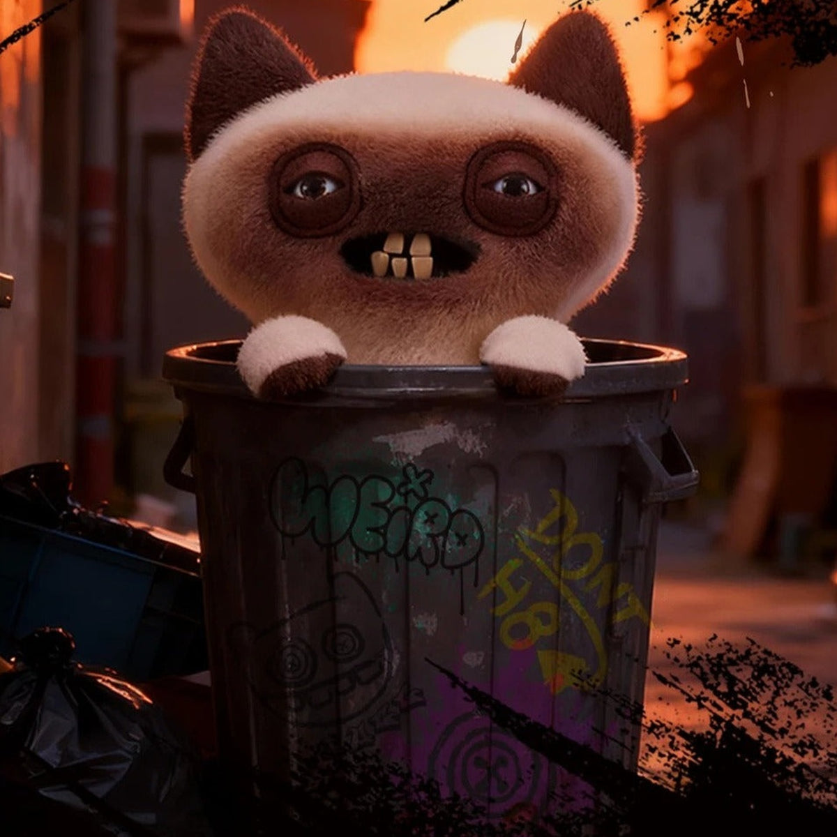 Fuggler Alley Cats Series Plush Doll — G4 | KikiBuddies