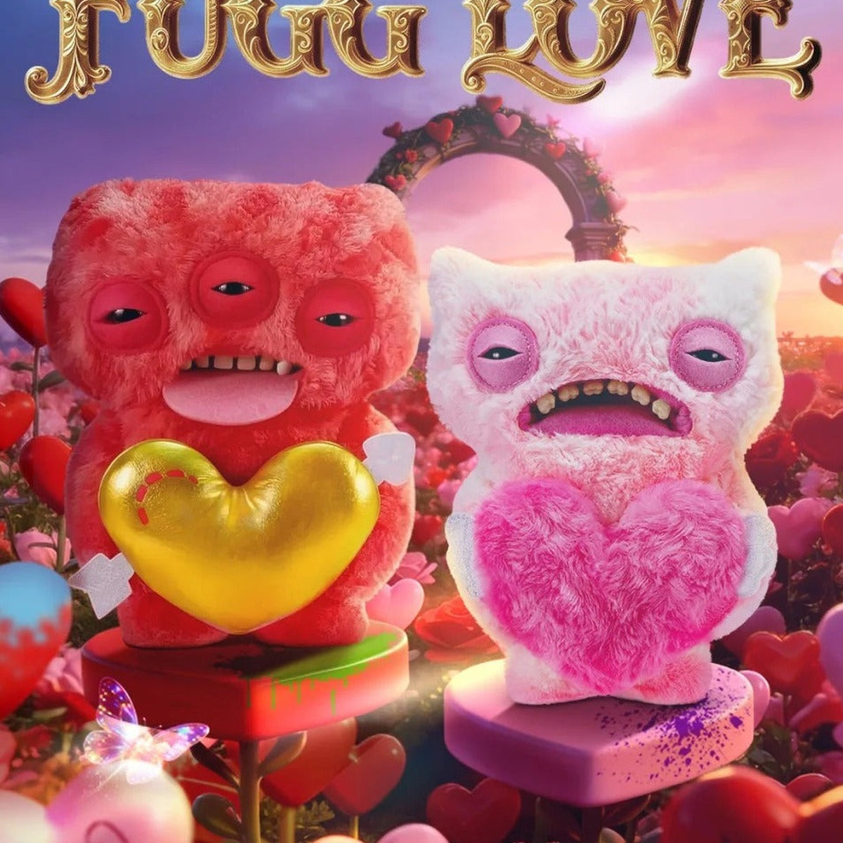 FUGG LOVE — Annoyed Alien and Wide Eyes Weirdo comparison