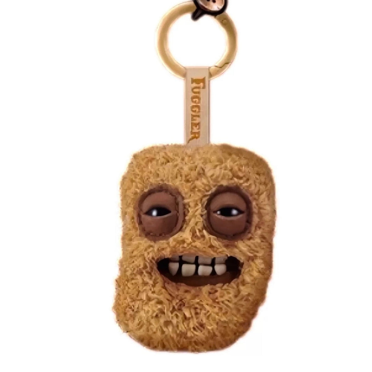 FUGGLER Fugg Nuggets Series Plush Pendant Blind Box - Complete toothy plush pendant example with keyring; random design not guaranteed