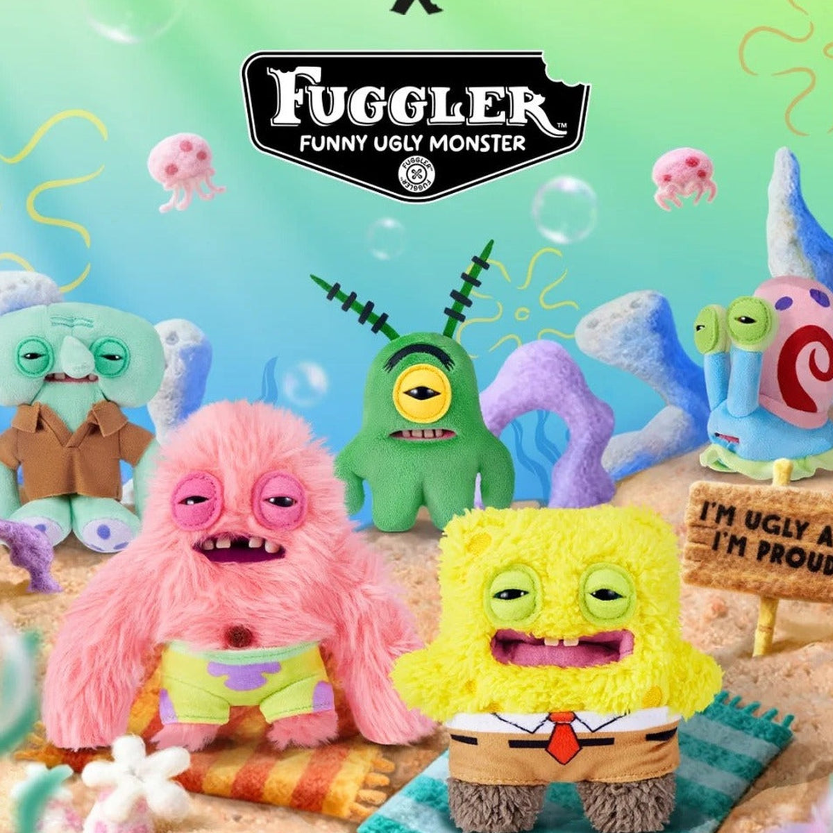 Fuggler x SpongeBob Series Plush Pendant — G1 | KikiBuddies