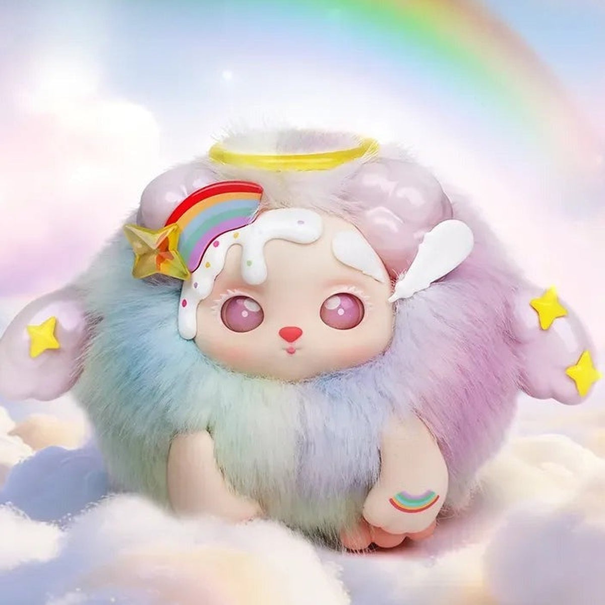FUNII Child of Weather Series Plush Blind Box - Rainbow weather plush design example; random design not guaranteed