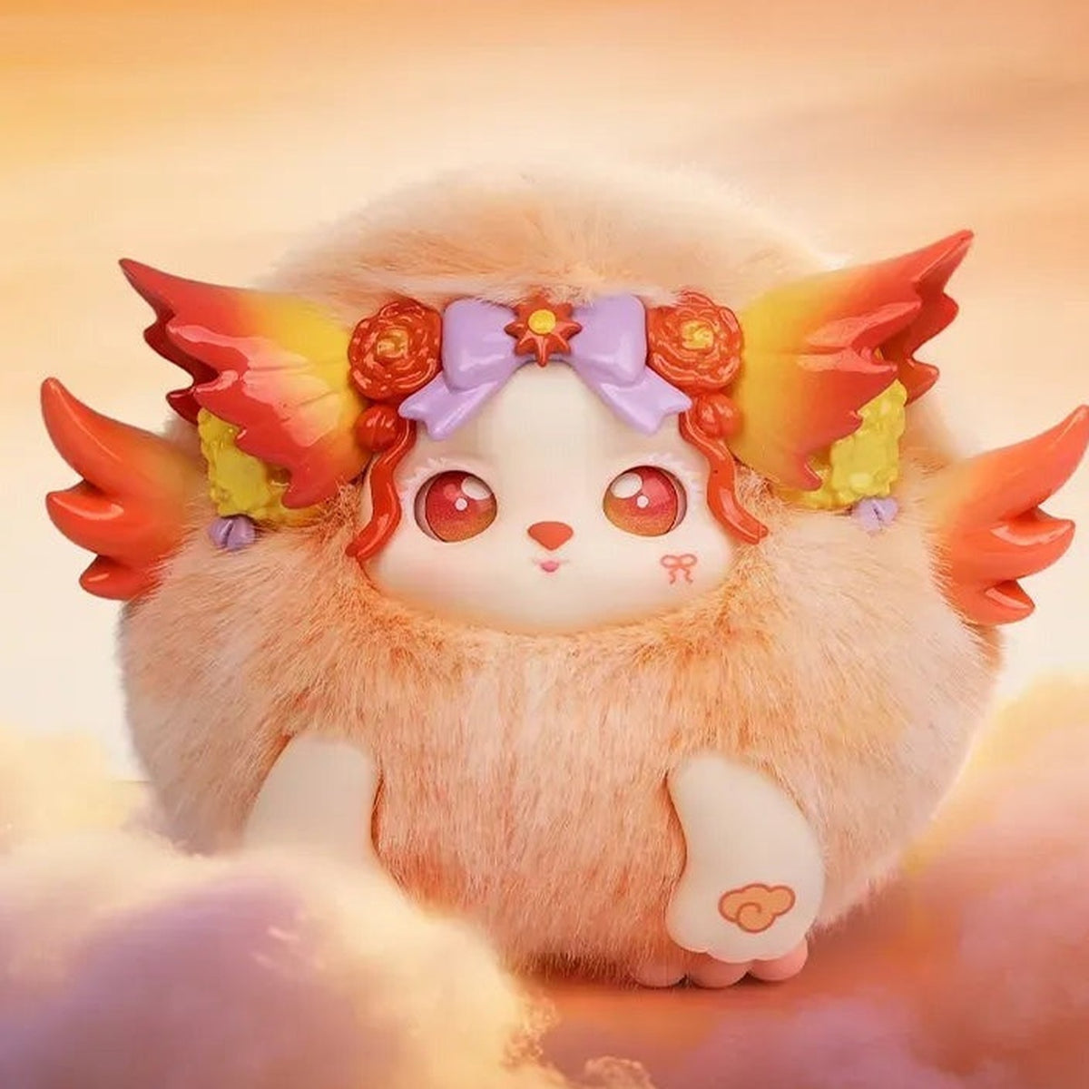 FUNII Child of Weather Series Plush Blind Box - Orange weather plush design example; random design not guaranteed