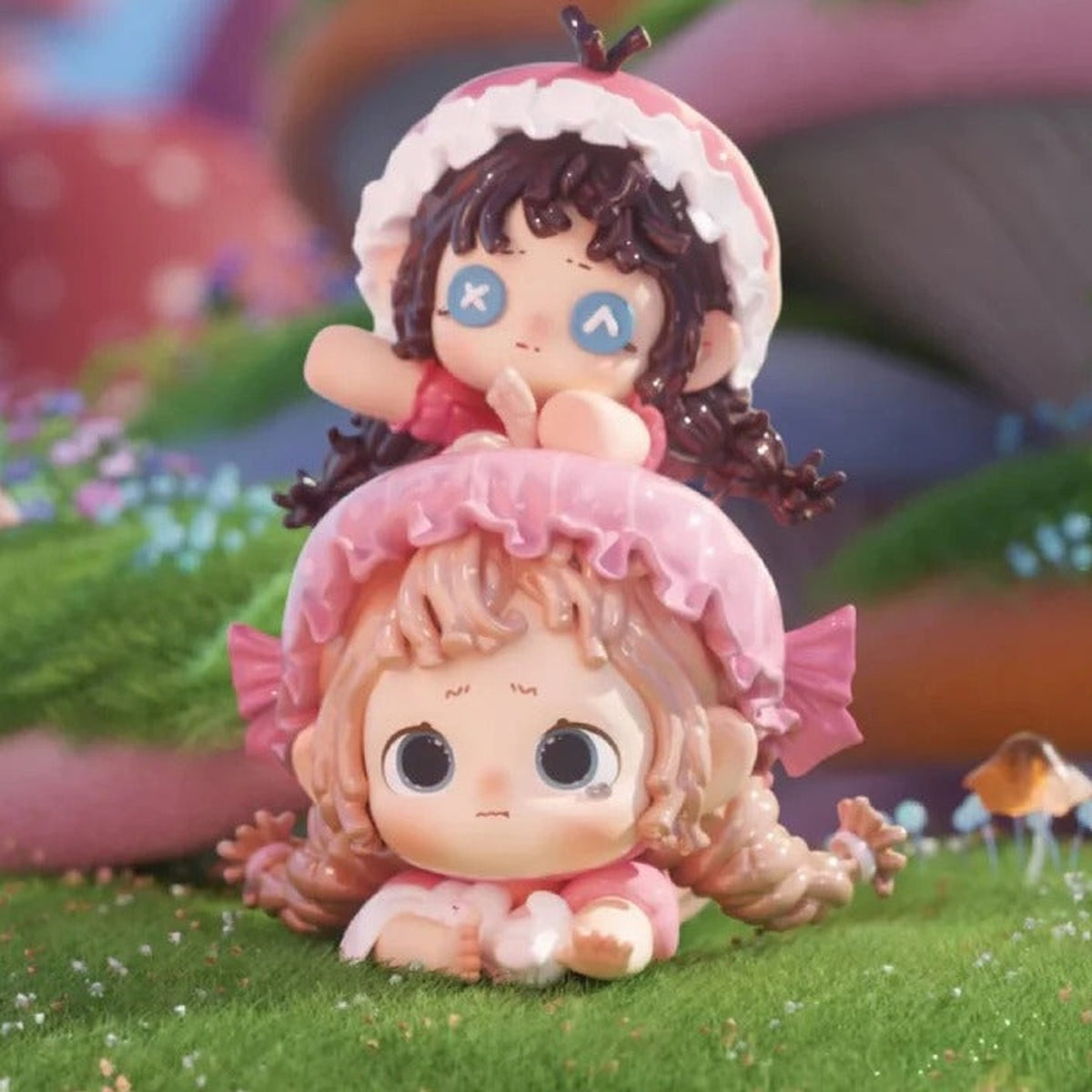 Fur Fur’s Doll Wonderful House Series character assortment examples in a garden; pictured designs are not guaranteed contents