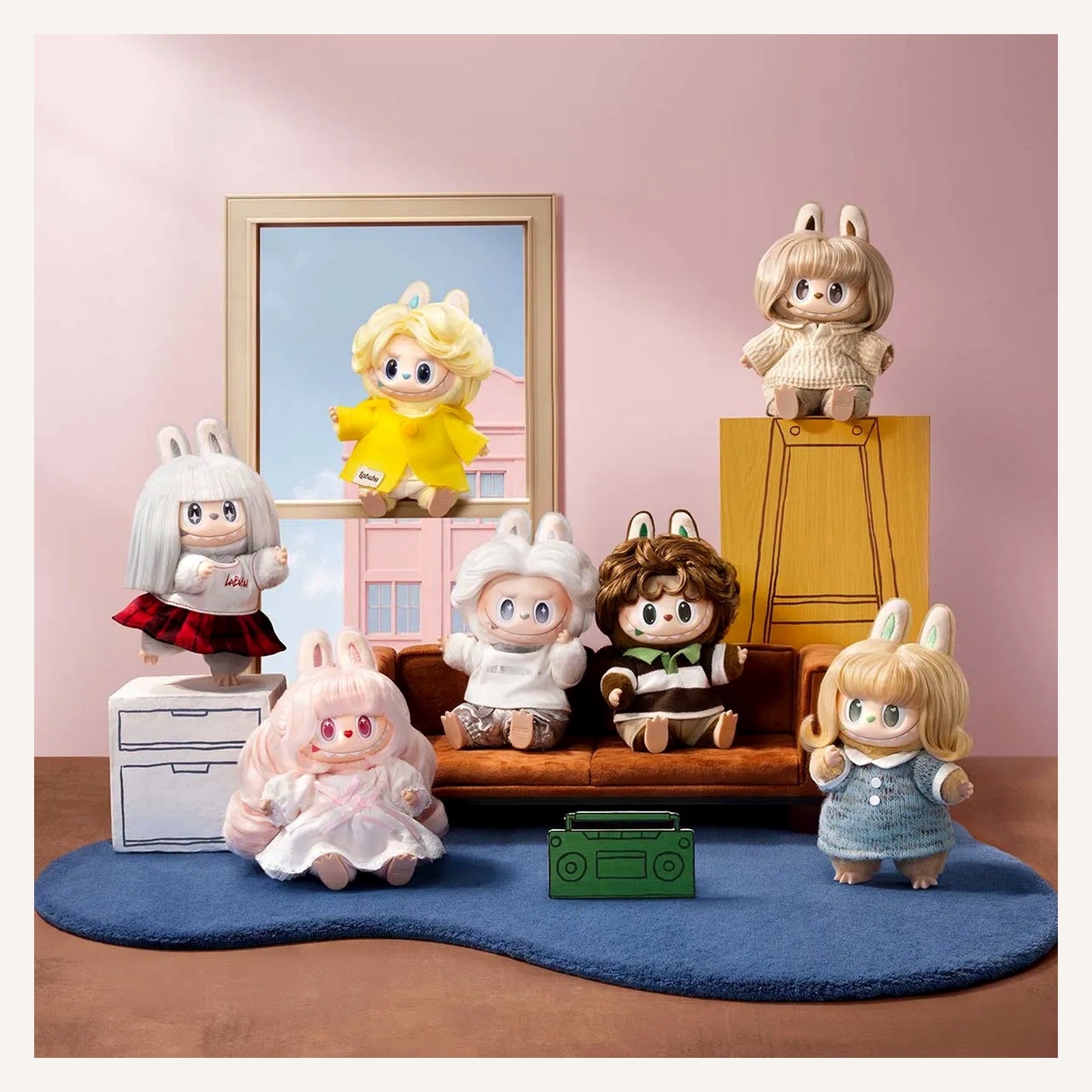 THE MONSTERS Hair Salon Series - Vinyl Plush Pendant Blind Box | SERIES_LINEUP | PM-7890-HAIR-SALON-VINYL-PLUSH-PENDANT-G01 | sha256:cfc82658f87b