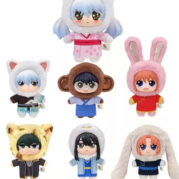 Gintama Beast House Series Plush Blind Box - Series design overview; random design not guaranteed