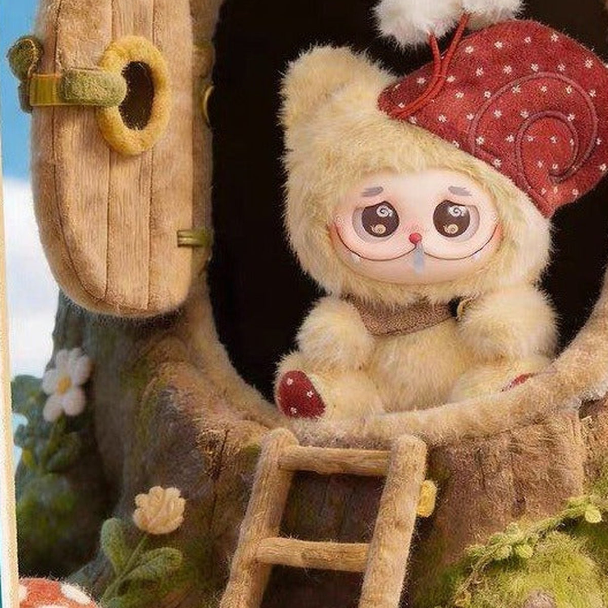 Gismow Fantasty Forest Friends Series Plush Blind Box - Tree scene design detail; random design not guaranteed