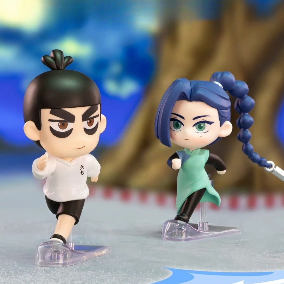 Seven and Thirteen figure reference; designs sold separately, braid end cropped