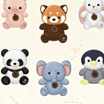Gulu Gulu Friends Diary Series Plush Doll Blind Box - Series design overview; random design not guaranteed