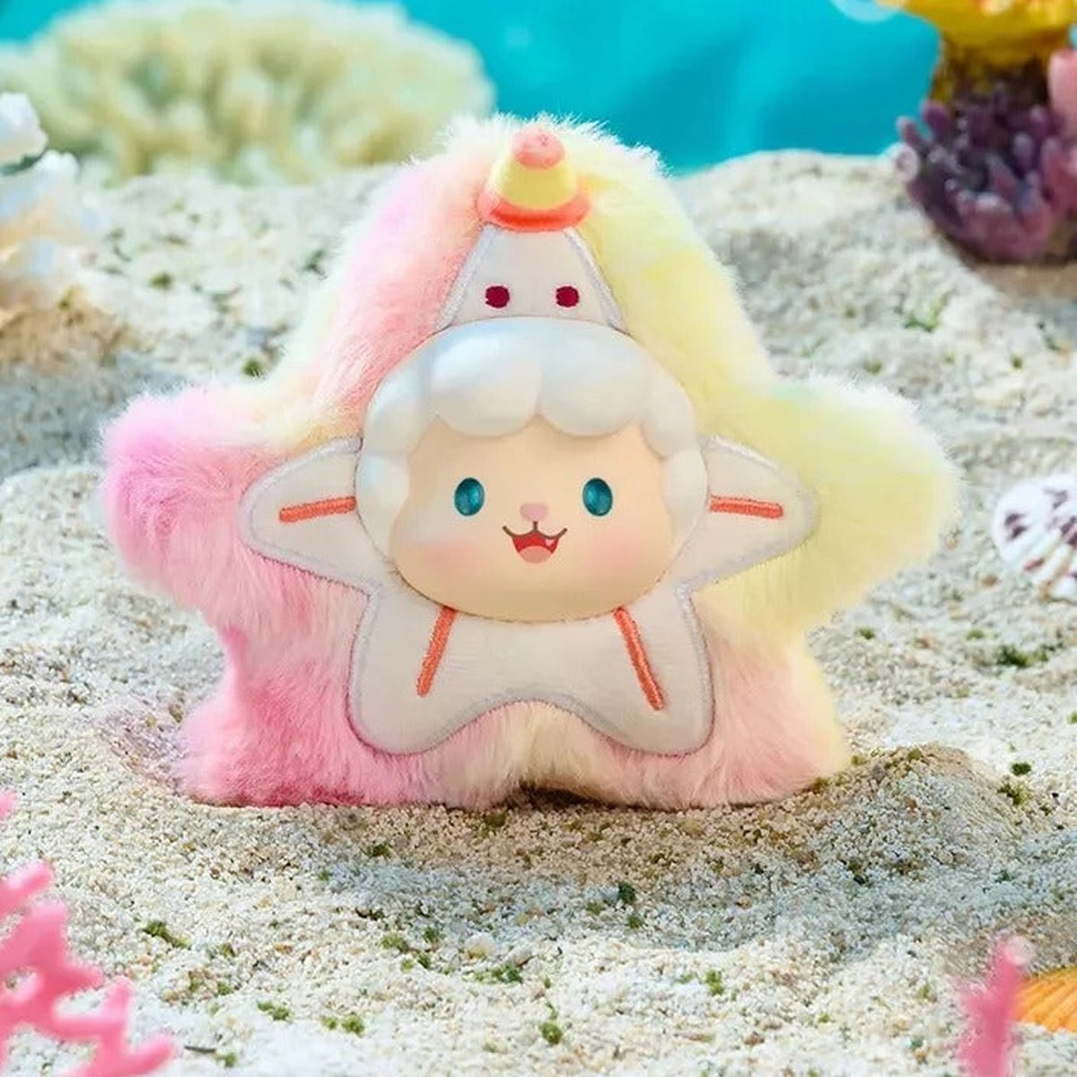 Gyun Ocean Adventure Series Vinyl Plush Blind Box - Complete pastel starfish-costume vinyl plush doll example; random design not guaranteed