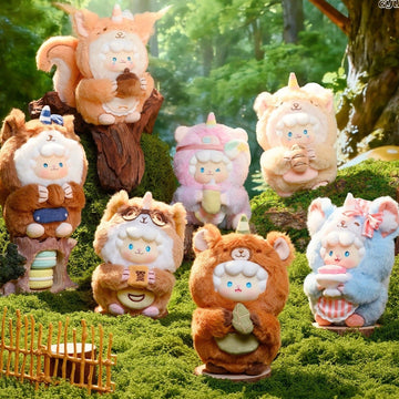Gyun Rodent Friends Series Vinyl Plush Blind Box - Series design overview; random design not guaranteed