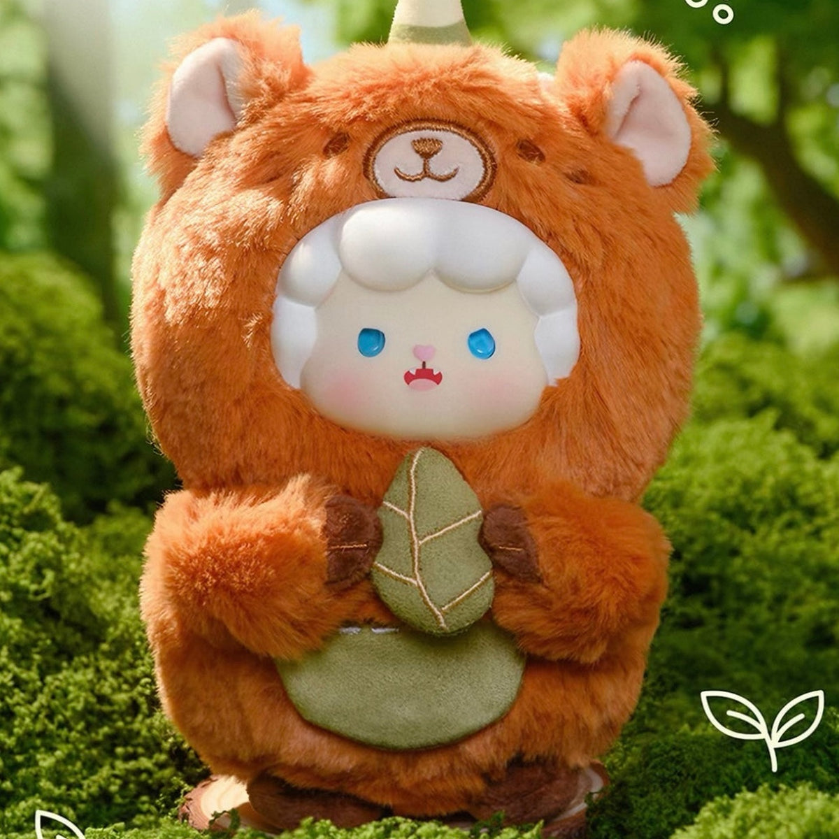 Gyun Rodent Friends Series Vinyl Plush Blind Box - Brown design example; random design not guaranteed