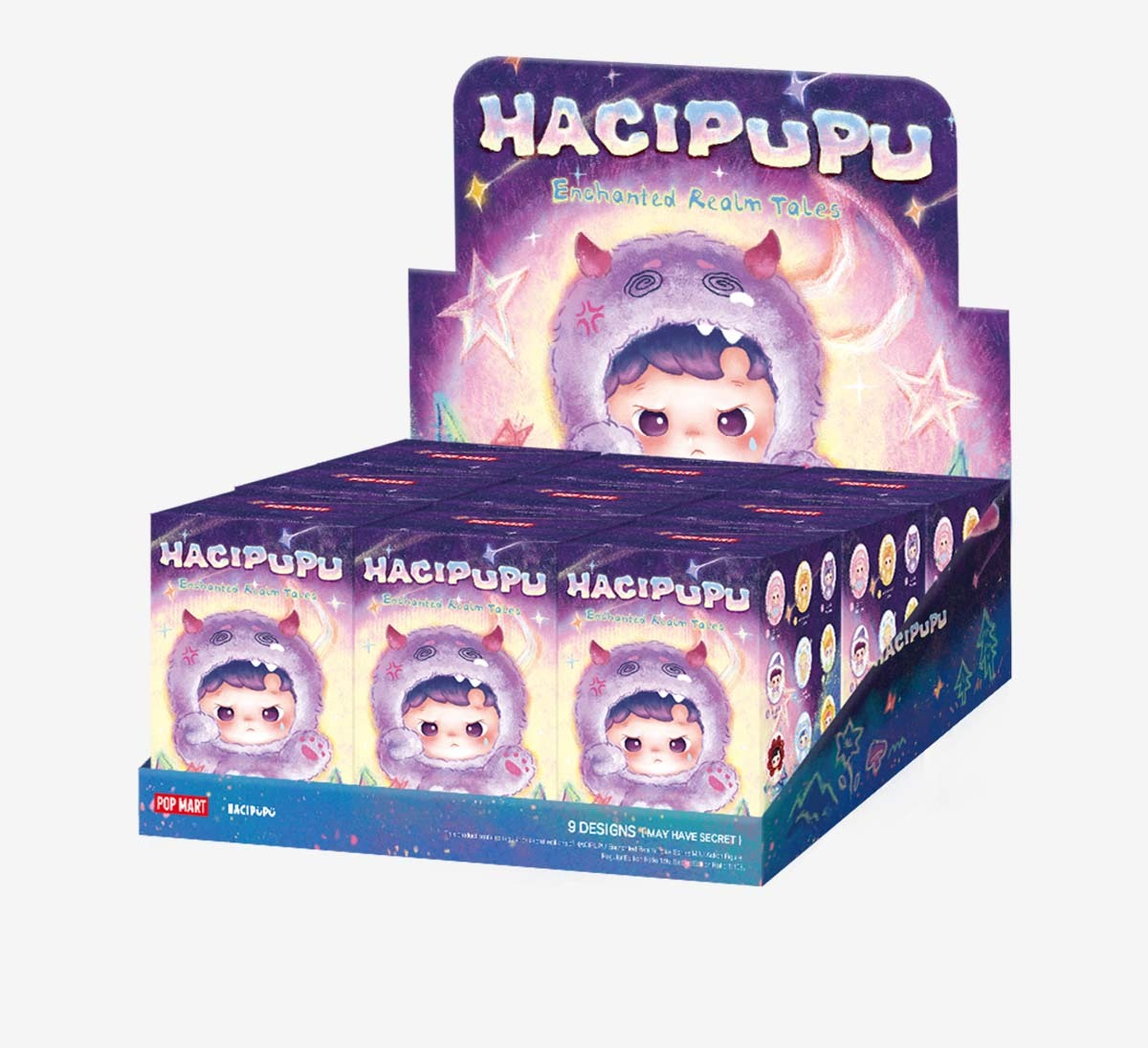 HACIPUPU Enchanted Realm Tales blind box series - full set packaging for nine blind boxes