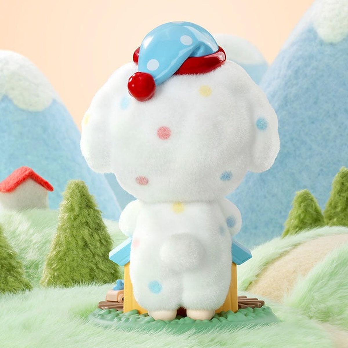 Hacipupu Fluffy Puppy Figure, Hanging Card — G3 | KikiBuddies