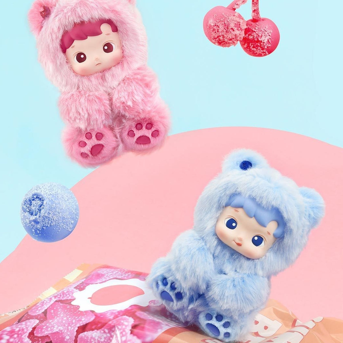 HACIPUPU Gummy Bear Series-Vinyl Plush Pendant Blind Box — G2 | KikiBuddies