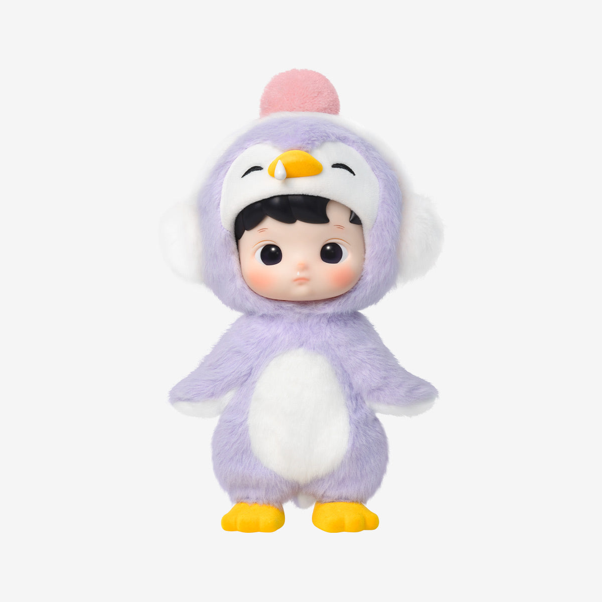HACIPUPU Penguin figure in its purple penguin suit