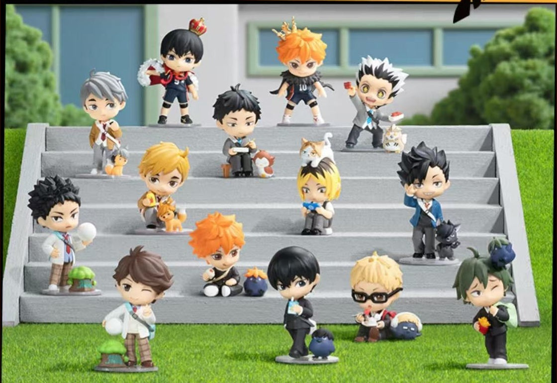 Haikyu!! Pause Break Time — Series group scene; designs illustrated, not set contents