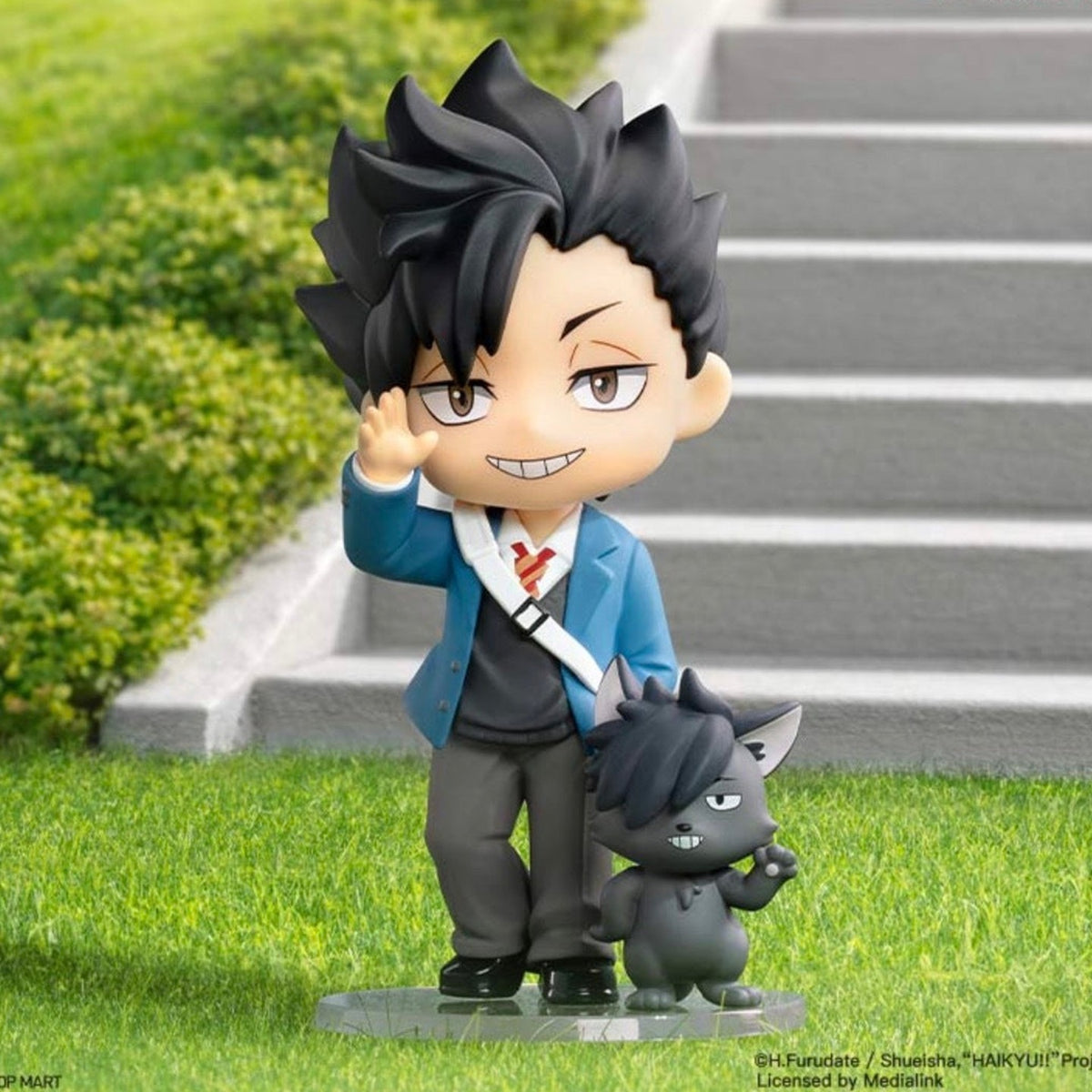 haikyu pause break time figure blind box — tetsuro kuroo stair scene