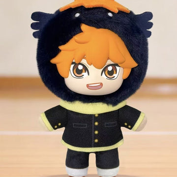 Haikyuu!! Mascot Series Plush Pendant Blind Box - Orange-haired mascot detail with upper hood decoration cropped; random design not guaranteed