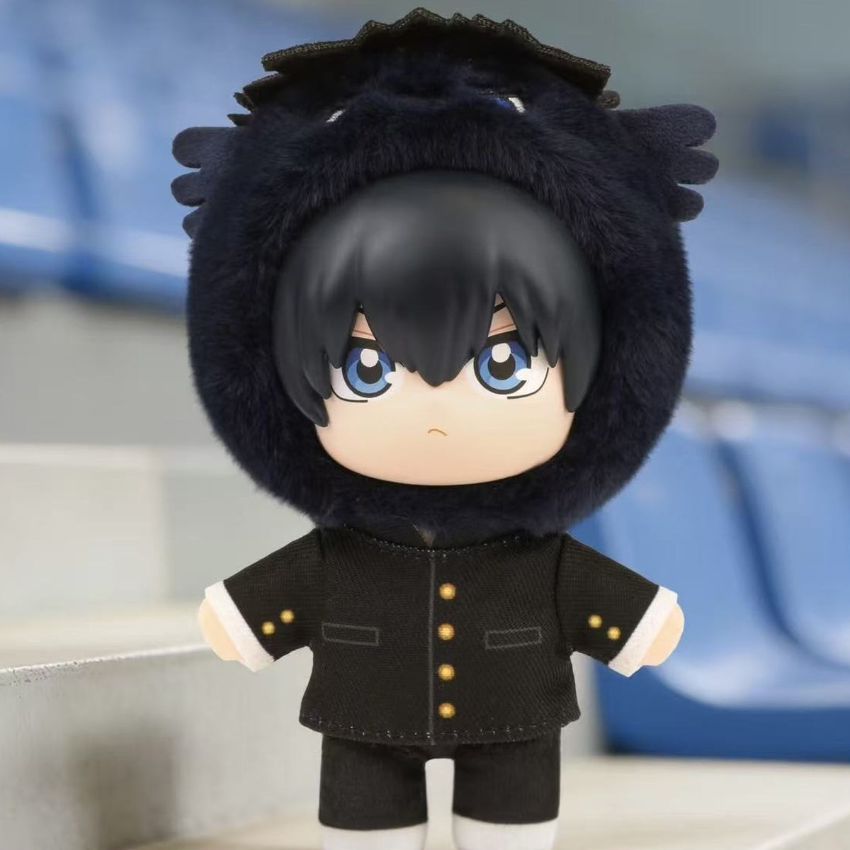 Haikyuu!! Mascot Series Plush Pendant Blind Box - Dark-haired mascot detail; random design not guaranteed