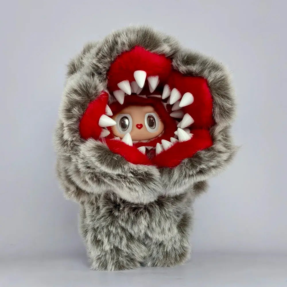 Handmade Piranha Plant SP Custom Plush Figure - detail view | KikiBuddies