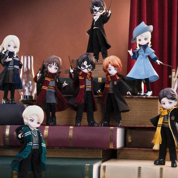 Harry Potter Series 1/12 Action Figure Blind Box - Action figure series comparison with complete central figures and cropped upper and outer designs; random design not guaranteed