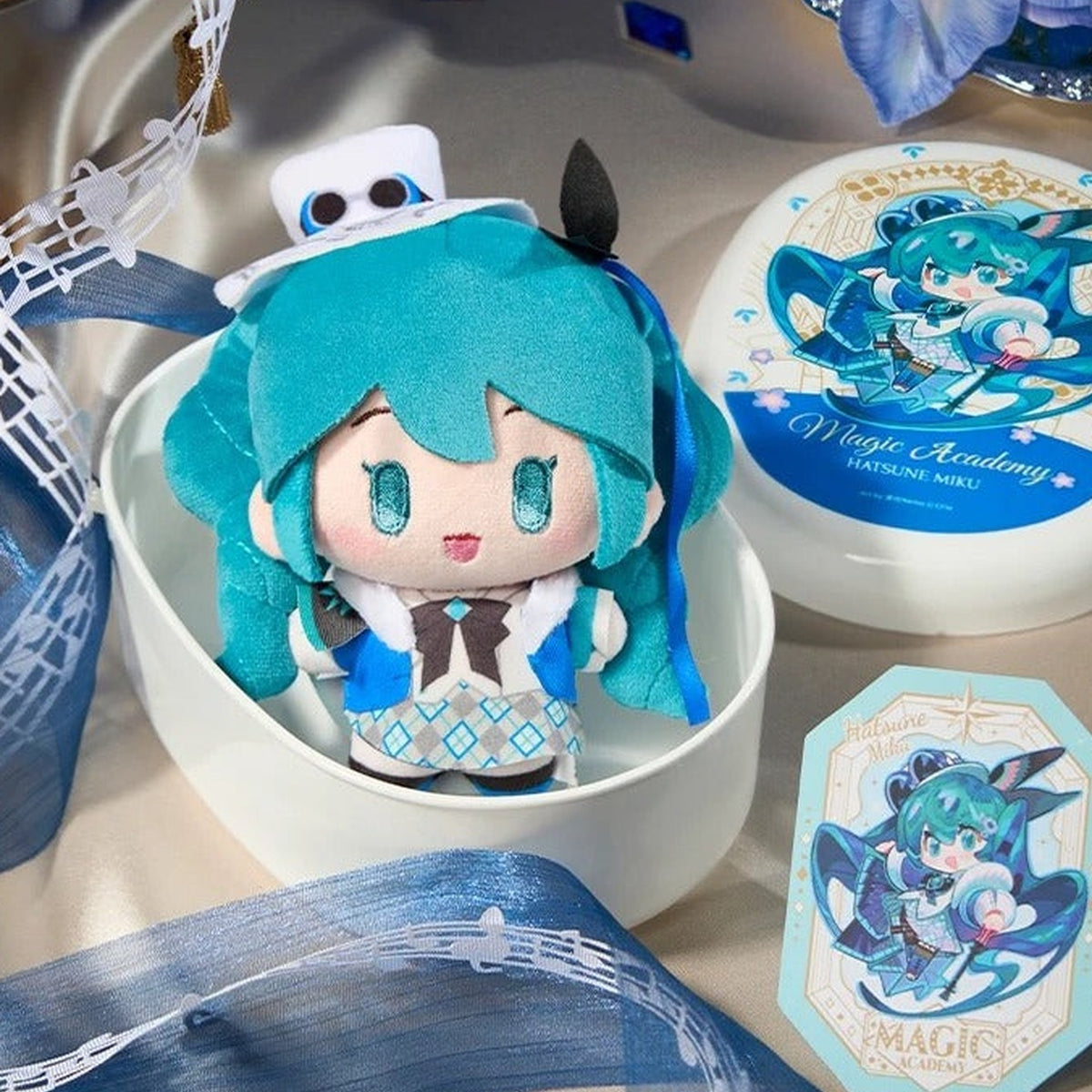 Hatsune Miku WITH YOU 2025 Yummy Box Plush Blind Box - Teal-haired design example; random design not guaranteed